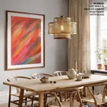 Abstract spread out brushstroke painting