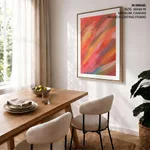 Abstract spread out brushstroke painting