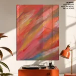 Abstract spread out brushstroke painting