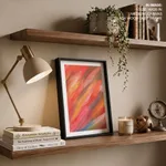 Abstract spread out brushstroke painting