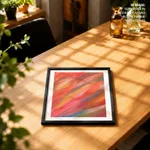 Abstract spread out brushstroke painting