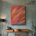 Abstract spread out brushstroke painting