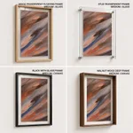 Pale abstract brushstroke
