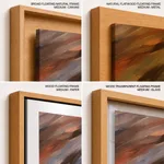 Pale abstract brushstroke