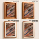 Pale abstract brushstroke