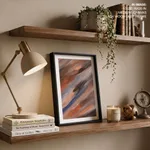 Pale abstract brushstroke