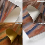 Pale abstract brushstroke