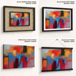 Abstract buildings landscape