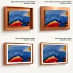 Mountain and sky abstract