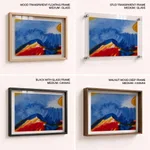 Mountain and sky abstract