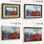 Colorful interfere abstract