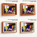 Multicolor alienation brushstroke abstract