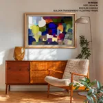 Multicolor alienation brushstroke abstract