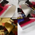 Multicolor grunge figures abstract