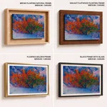 Abstract red bush