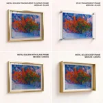Abstract red bush