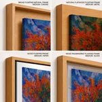 Abstract red bush