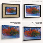 Abstract red bush