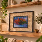 Abstract red bush
