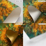 Pulp and yellow nebula abstract landscape