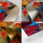 Abstract splurge painting
