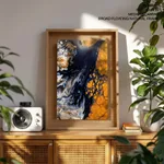 Abstract mollified marble
