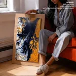Abstract mollified marble