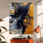 Abstract mollified marble