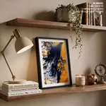 Abstract mollified marble