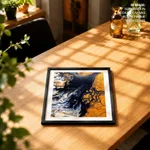 Abstract mollified marble