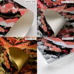 Abstract pink mollified painting