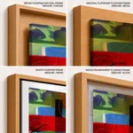Abstract cord and geometric blocks
