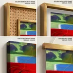 Abstract cord and geometric blocks