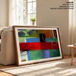 Abstract cord and geometric blocks