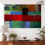 Abstract cord and geometric blocks