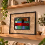 Abstract cord and geometric blocks