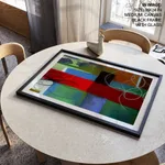 Abstract cord and geometric blocks