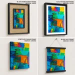 Colorful geometric blocks painting