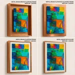 Colorful geometric blocks painting