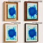 Abstract blue nebula