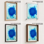 Abstract blue nebula