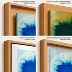 Abstract blue nebula