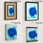 Abstract blue nebula