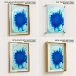Abstract blue nebula