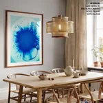 Abstract blue nebula