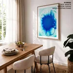 Abstract blue nebula