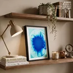 Abstract blue nebula