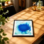 Abstract blue nebula