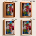 Compositions of color and line drawing abstract painting