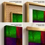 Color blocks composition abstract